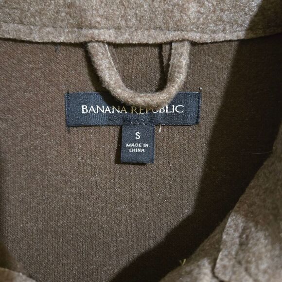 Banana Republic Brown Button Down Jacket - Size S - Picture 5 of 6